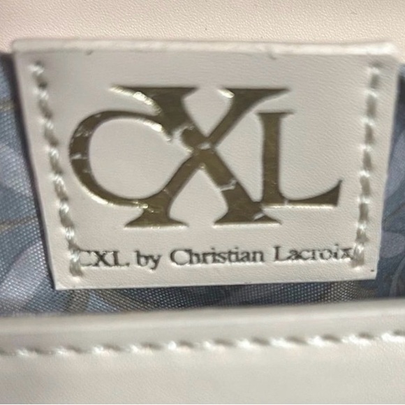 NWT CXL by Christian Lacroix Laine Panna Cotta Beige Crossbody Bag - Picture 8 of 8